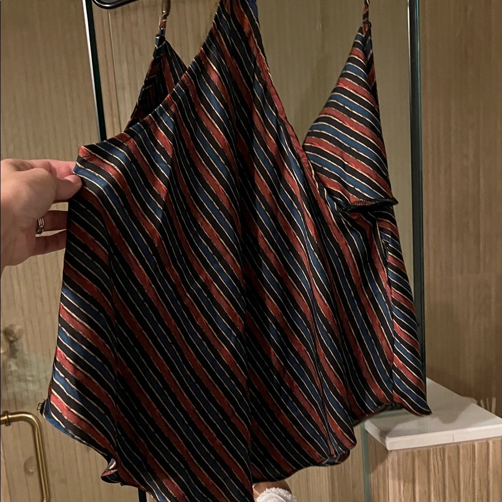 Free People Black and Red Striped Camisole - Picture 4 of 4